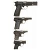Image 2 : Four Belgian Semi-Automatic Pistols