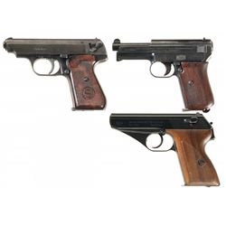 Three Semi-Automatic Pistols