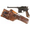 Image 1 : World War I Era Commercial Mauser 1896 Semi-Automatic Pistol with Stock and Accessories