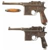 Image 1 : Collector's Lot of Two Mauser Model 1896 Semi-Automatic Pistols