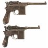 Image 2 : Collector's Lot of Two Mauser Model 1896 Semi-Automatic Pistols