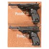 Image 1 : Collector's Lot of Two Boxed Post-World War II Commercial P38 Semi Automatic Pistols
