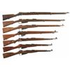 Image 1 : Seven Military Bolt Action Longarms