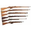 Image 1 : Five Military Rifles and One Shotgun