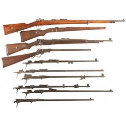 Two Rifles, One Carbine, One Revolver and an Assortment of Receivers/Frames