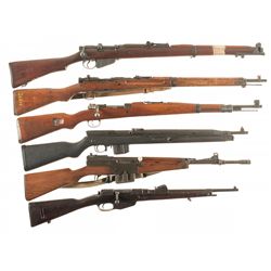 Six Military Longarms