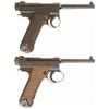 Image 2 : Collector's Lot of Two World War II Japanese Semi-Automatic Pistols with Holsters