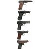 Image 2 : Five European Semi-Automatic Pistols