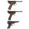 Image 2 : Three Japanese Military Semi-Automatic Pistols