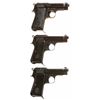 Image 2 : Collector's Lot of Three World War II Era Beretta Model 1935 Semi-Automatic Pistols