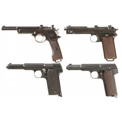 Four Semi-Automatic Pistols