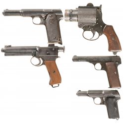 Four Pistols and a Flare Gun