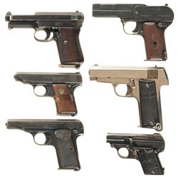 Six European Semi-Automatic Pistols