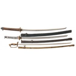 Three Japanese Swords