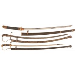 Two German Style Swords and One Japanese Sword