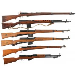 Five Rifles and One Carbine