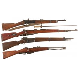 Four European Military Bolt Action Rifles