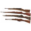 Image 2 : Four European Military Bolt Action Rifles
