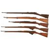 Image 2 : Five Bolt Action Military Rifles