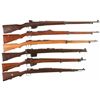 Image 1 : Six Bolt Action Military Rifles