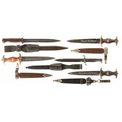 Five German Edged Weapons