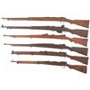 Image 2 : Five Military Bolt Action Rifles and One Foraging Gun
