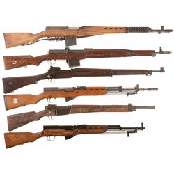 Five Military Rifles and One Carbine