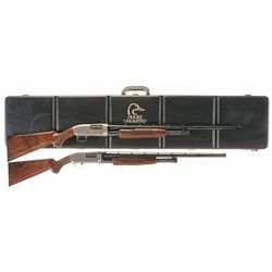 Collector's Lot of Two Ducks Unlimited Commemorative Sub-Gauge Model 12 Slide Action Shotguns