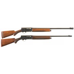 Collector's Lot of Two Browning Auto-5 Semi-Automatic Shotguns