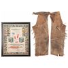 Image 1 : One Pair of Vintage Chaps and a Federal Shotshell Poster