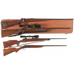 Two Rifles and Two Shotguns