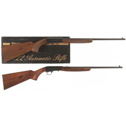 Collector's Lot of Two Browning .22 Semi-Automatic Rifles