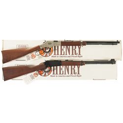 Two Boxed Henry Lever Action Rifles