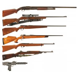 Six Longarms and One Semi-Automatic Pistol