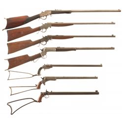 Seven Single Shot Rifles