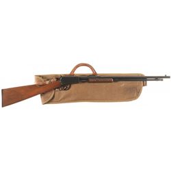 Winchester Model 06 Slide Action Rifle with Canvas Case