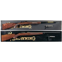 Collector's Lot of Two Boxed Browning Rifles