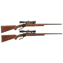 Two Scoped Ruger Number One Single Shot Rifles