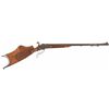 Image 1 : Engraved Zimmer Schuetzen Rifle with Carved Stock