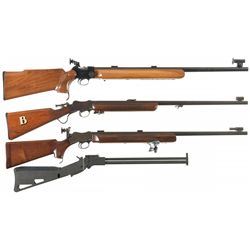 Three Rifles and One Combination Gun