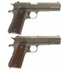 Image 2 : Collector's Lot of Two U.S. Property Marked World War II Model 1911A1 Semi-Automatic Pistols