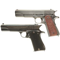 Collector's Lot of Two Argentinian Semi-Automatic Pistols