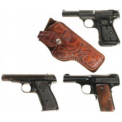 Three Semi-Automatic Pistols