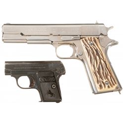 Two Colt Semi-Automatic Pistols