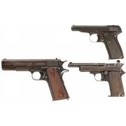 Three Semi-Automatic Pistols