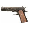 Image 1 : Engraved Gold Inlaid Colt Model 1911A1 Semi-Automatic Pistol