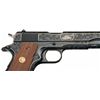 Image 4 : Engraved Gold Inlaid Colt Model 1911A1 Semi-Automatic Pistol