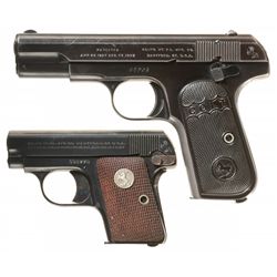 Collector's Lot of Two Early Colt Semi-Automatic Pistols