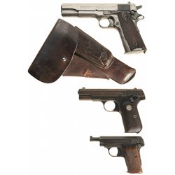 Three Semi-Automatic Pistols