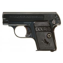 Excellent Colt Model 1908 Vest Pocket Semi-Automatic Pistol